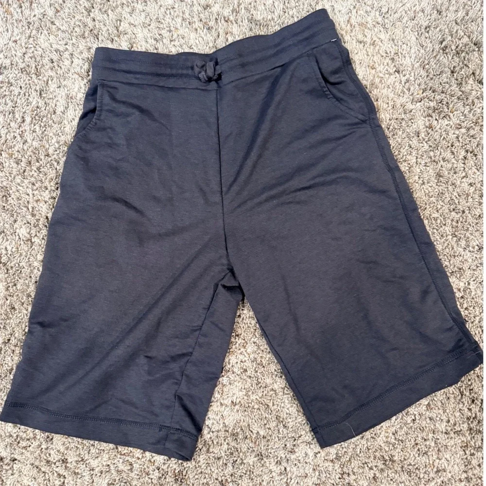 32 Degrees Cool Boys Active Lounge Shorts 2 Pack Black Gray Size L 14-16